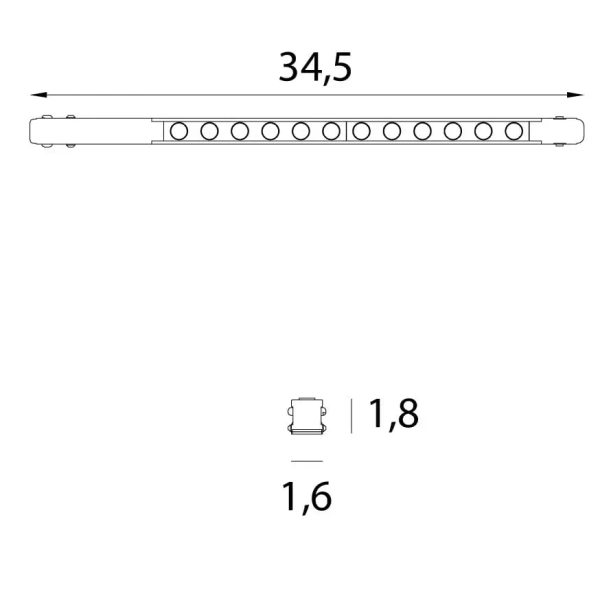 Lampa sufitowa magnetyczna Zigbee M0059Z LED 11,6W 2700-5500K biała