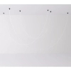 Lampa wisząca wąż ledowy SNAKE MD1021-3 biała czarna metal PVC LED 45W 3000K 3M nad stół