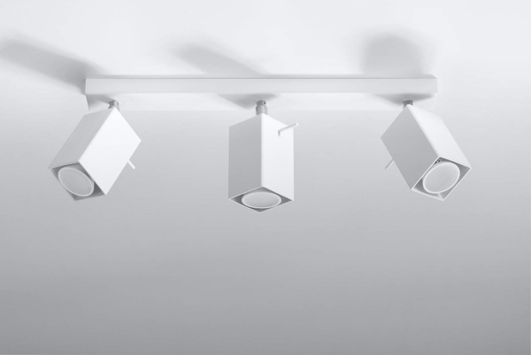 Plafon LAMPA sufitowa SL.0097 regulowana OPRAWA metalowe reflektorki białe