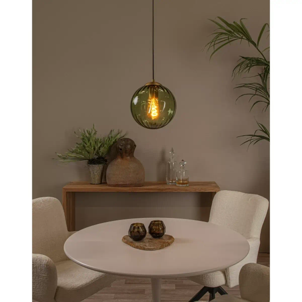 Pojedyncza lampa wisząca MONSARAZ 45493/30/33 Lucide zielony