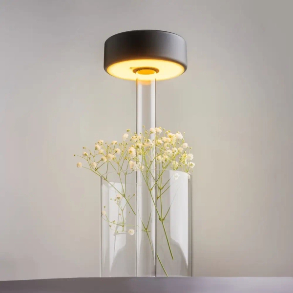 Szklana lampa nocna AI Colaboration MOD229TL-L3B3K1 LED 3W 2200-4000K czarna