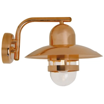 Metalowa lampa ścienna Nibe 24981030 zewnętrzna IP54 miedziana