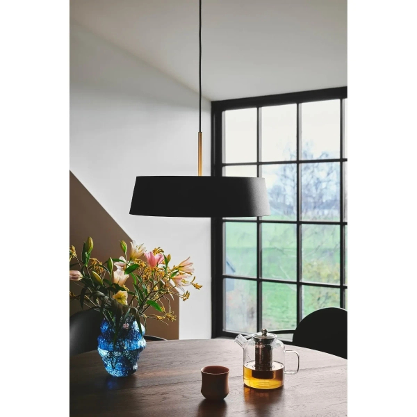 Salonowa lampa wisząca Clasi 2312623003 okrągła czarny