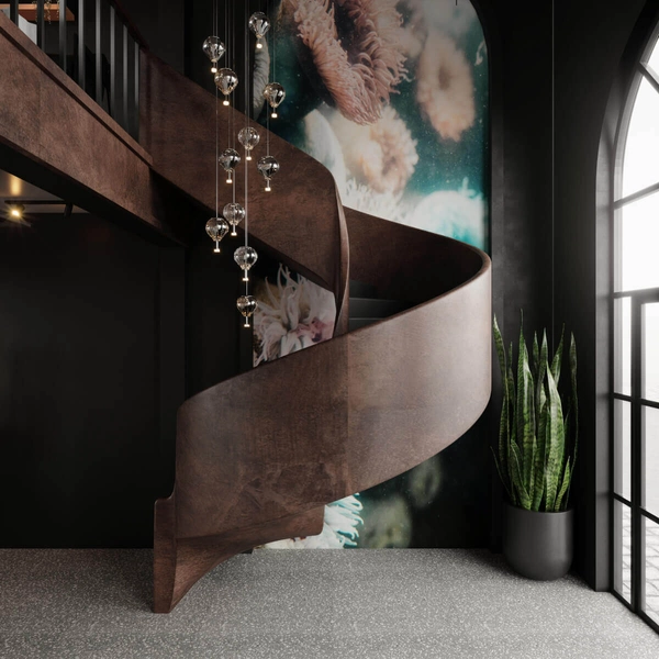 Lampa zwieszana łezka Palloncini P0527 LED 11W 3000K biały przezroczysty