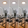 Plafon Maze ABR-PLO-OCED-40W Abruzzo LED 40W 3000-6000K drewniany biały