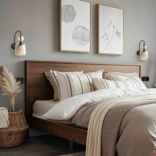 Ścienna lampa szklana Sophia Cognac 11140 ryflowana kula koniak