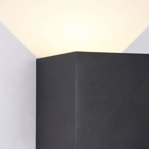 Lampa ścienna zewnętrzna Fulton O572WL-L6B LED 6W 3000K kwadratowa czarna