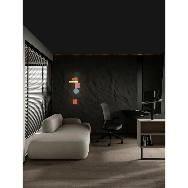 Geometryczna lampa ścienna GORZANO LE45551 LED 27W 2700-4000K kolorowa