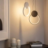 Pierścieniowa lampa wisząca Totti ABR-LWTIT-B LED 10W 3000K metalowa biała