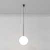 Zwisowa lampa kula Luna P039PL-5W3K-20-B Maytoni LED 5W 3000K biała czarna