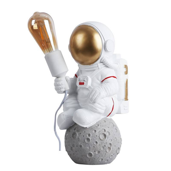 Dziecięca lampa nocna Amstrong ABR-KARD6 astronauta Abruzzo biały szary