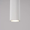 Podłużna lampa wisząca Karbon SL.1535 minimalistyczna tuba biała OUTLET