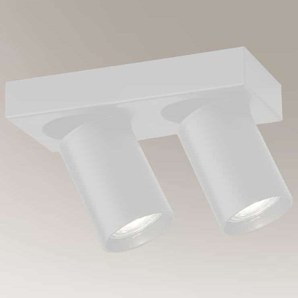 Sufitowa LAMPA regulowana TARUMI 7973 Shilo metalowa OPRAWA industrialne tuby białe