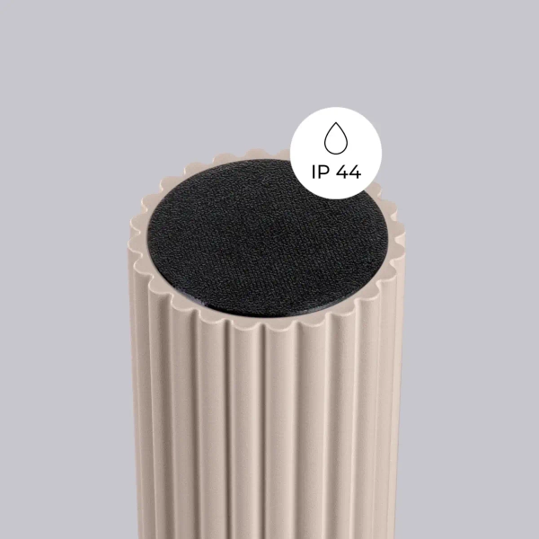 Okrągła lampa sufitowa HALO SL.1743 do łazienki kula IP44 biała kaszmirowa