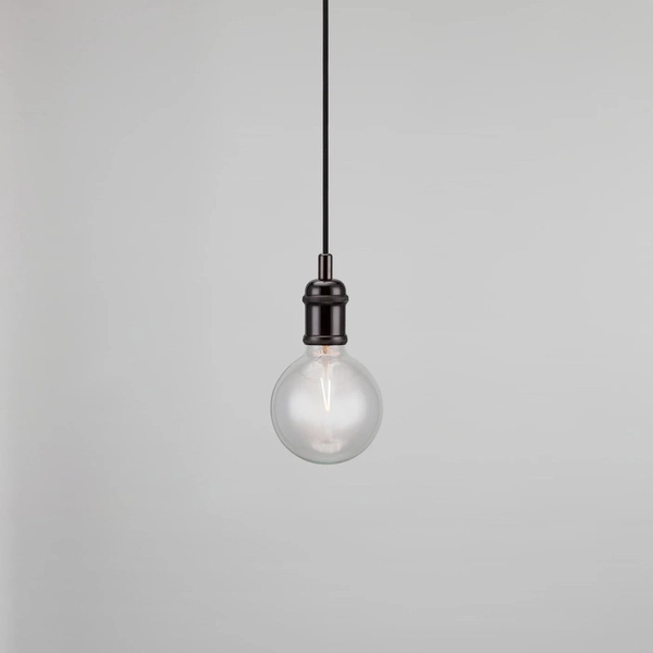 Industrialna lampa wisząca Avra 84800003 Nordlux okrągła czarna