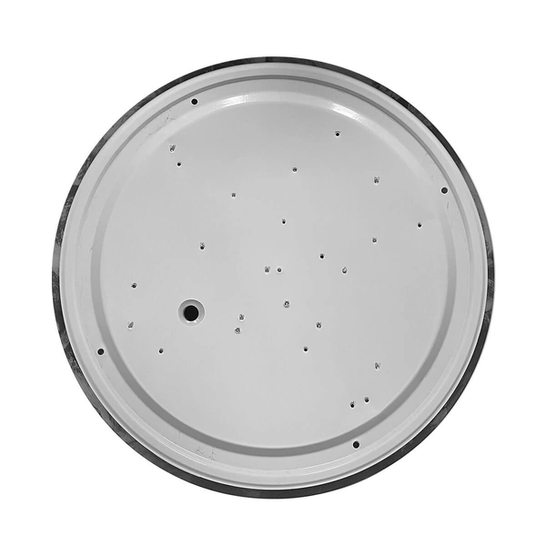 Plafon Luna LP-1106/1C Luna LED 24W 4000K księżyc metalowa szara