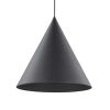 Nowoczesna lampa wisząca CONO 10057 do salonu stożek czarny
