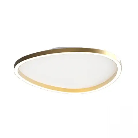 Minimalistyczna sufitowa lampa 23207 LED 29W 3000K do kuchni złoty
