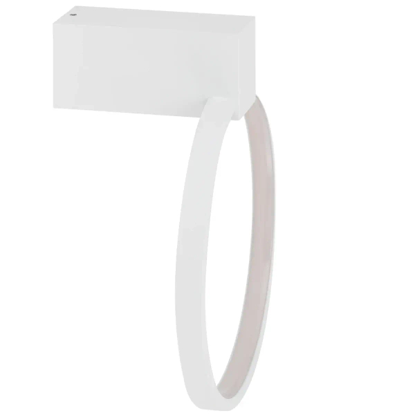 Pierścieniowa lampa ścienna CIRCOLO 11601 LED 9W 3000K ring biały