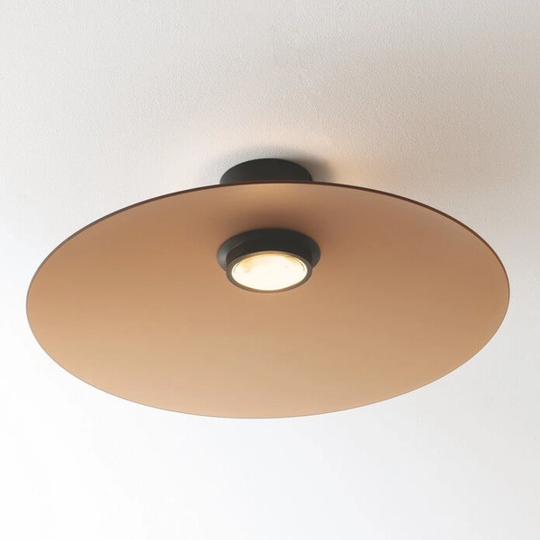 Lampa nasufitowa PECA LE44276 LED 17W 3000K plate brązowa czarna