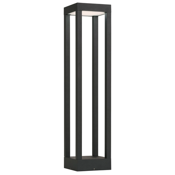 Zewnętrzna LAMPA stojąca STRUCTURE LED 8145 Nowodvorski metalowa OPRAWA ogrodowa LED 13W 3000K outdoor IP54 czarna