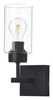 Lampa ścienna Prudence 2671 Rabalux czarna przezroczysta