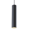 Metalowa tuba lampa wisząca podłużna czarna Shelby OUTLET