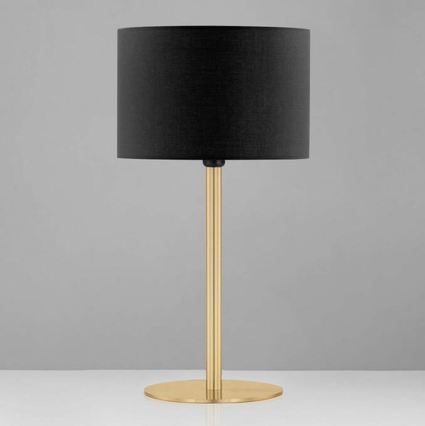 Nocna lampka do sypialni GUAVIARE LE44957 metalowa czarna złota