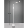 Lampa podłogowa dotykowa Toro R47641101 LED 5W 3000-5000K biała