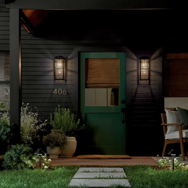 Industrialna lampa zewnętrzna Hone KL-HONE-M-BKT IP44 czarna