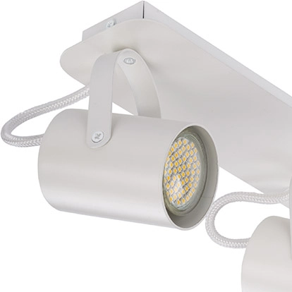 Natynkowa LAMPA sufitowa KAMERA 32556 Sigma metalowa OPRAWA listwa SPOT reflektorowe tuby białe