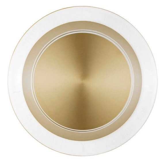 Lampa sufitowa POCITOS LE44927 LED 8W 3000K dysk złota przezroczysta