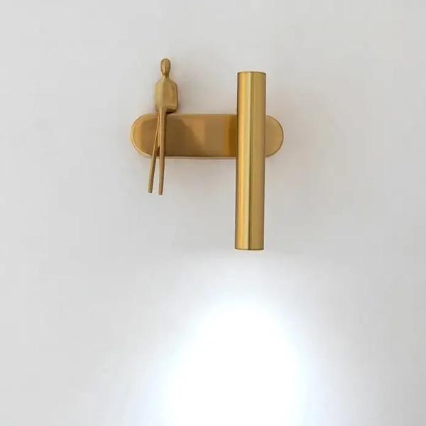 Lampa ścienna do jadalni BOY MSE1501100479 LED 4W 3000-6000K tubka złota
