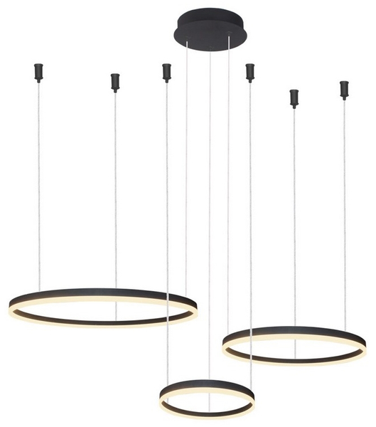 Wisząca lampa Halo AZ4972 LED 120W 3000-6000K z pilotem czarna