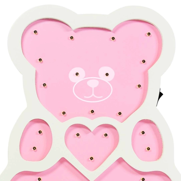 Kinkiet dekoracyjny MIŚ 310668 LED 3300K animals różowy biały