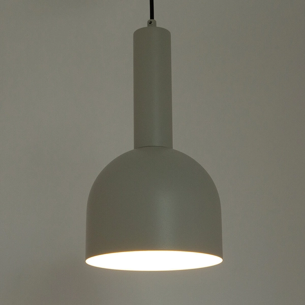 Lampa wisząca nad stół Vitrum 41104 do jadalni kopuła beżowa