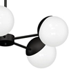 LAMPA sufitowa SFERA MLP8866 Milagro metalowa OPRAWA loftowy plafon kule balls na wysięgnikach sticks czarne białe
