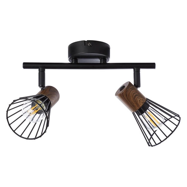 Kuchenna lampa sufitowa Manama 78113/76 druciana brązowa czarna