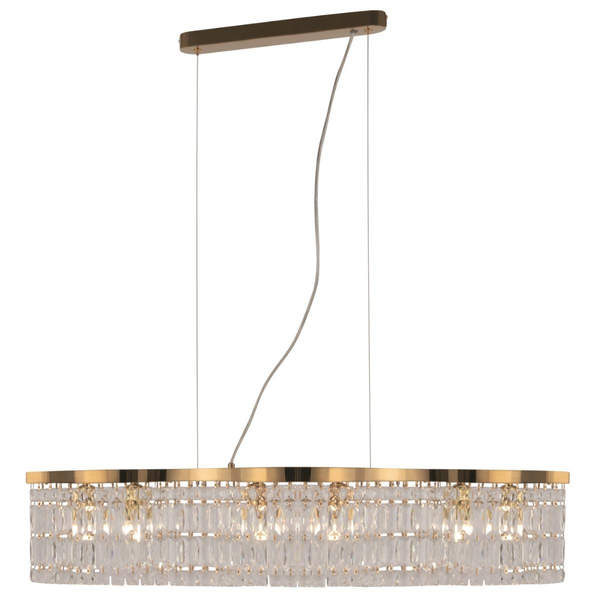Kryształowa lampa wisząca Dune DIA005PL-06G Maytoni glamour złota
