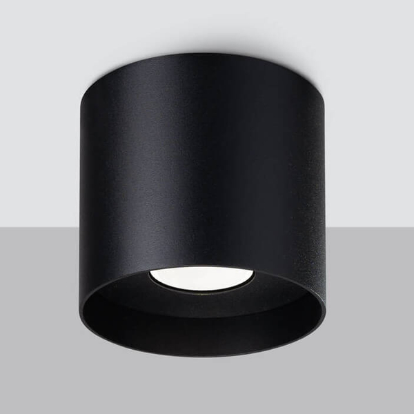 Lampa sufitowa do salonu Mika SL.1281 downlight metalowa czarna