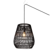 Lampa wisząca ekologiczna NERIDA 03844/01/30 IP44 do salonu czarny