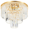 Lampa sufitowa glamour Splendore DN915-80 Step kryształki złote