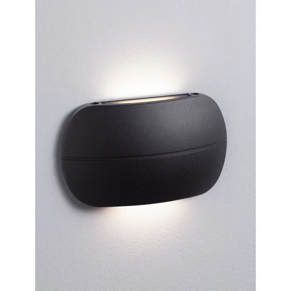 Metalowa lampa na elewację FARDANO LE75227 LED 10W 3000K IP65 czarna