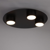 Okrągła lampa sufitowa Star 40910 tubki do jadalni metalowa czarna