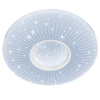 Dekoracyjna LAMPA sufitowa VEN P-6060/48 dekoracyjna OPRAWA plafon LED 74W z efektem gwiazd biały