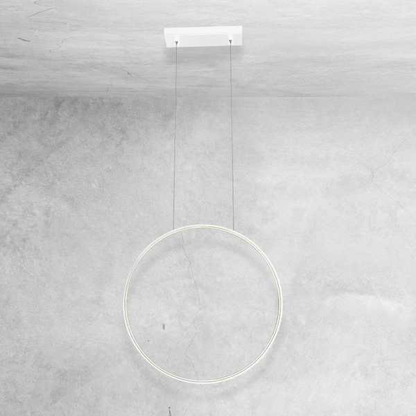 Gabinetowa lampa wisząca Agaro 5301 LED 19W 3000K okrągła biała