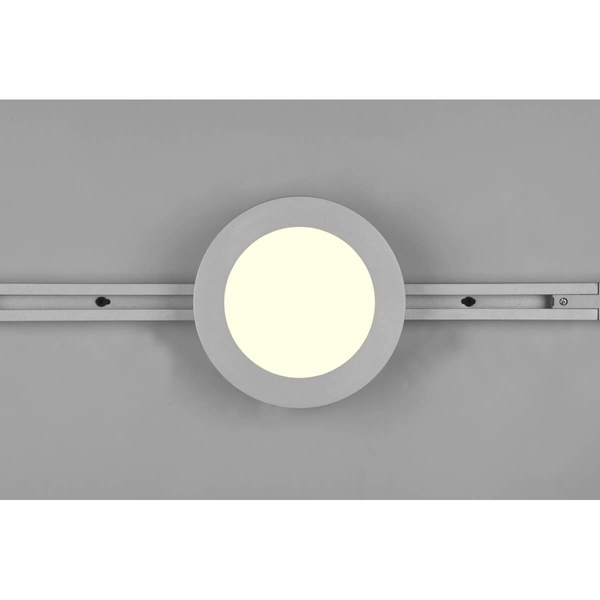 Okrągła lampa sufitowa Duoline 76921087 LED 9W 3000K 2-fazowa srebrny