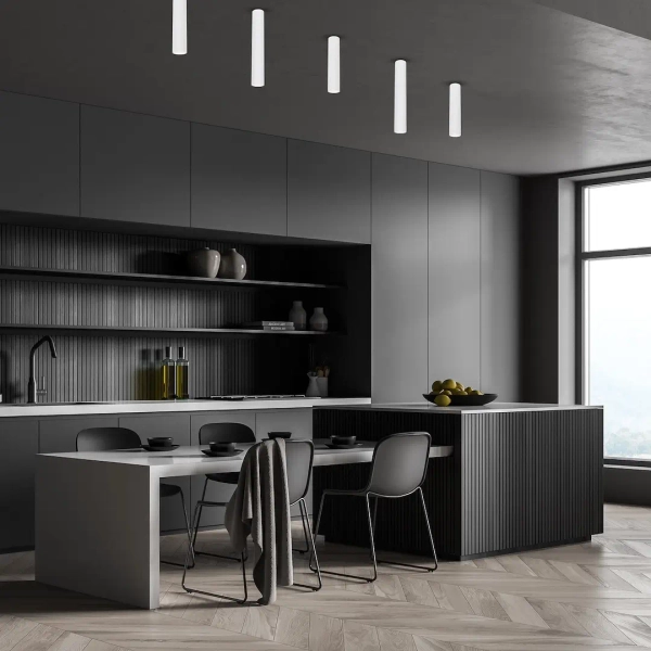 Salonowa lampa sufitowa GENESIS ML0388 tuba sopel biały