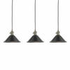 Kuchenna lampa wisząca Hadano HAD3661-02 Dar Lighting chrom cyna czarna