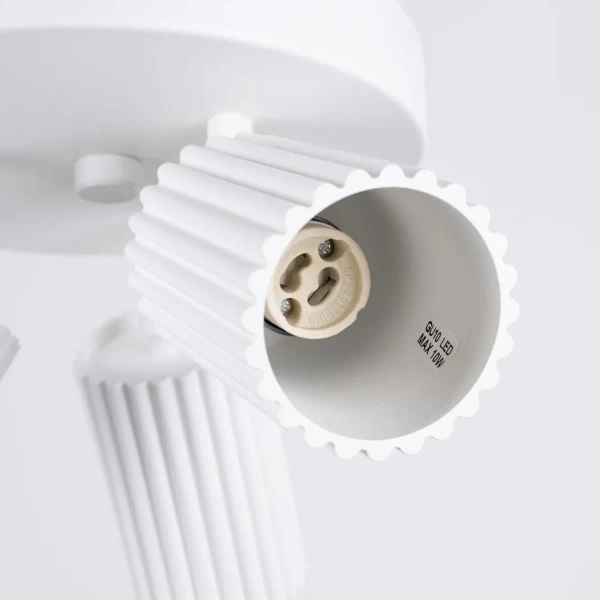 Lampa sufitowa potrójna KARBON SL.1544 do salonu tubki białe